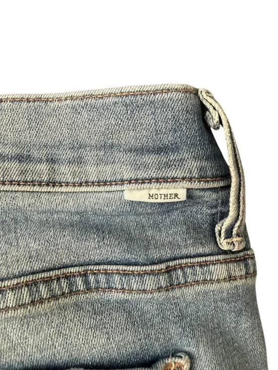 MOTHER Jean Shorts- Undone Hem Weekender in Wild Heart- 28- converted to shorts! - Picture 4 of 12